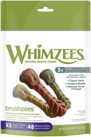 Whimzees Brushzees Dental Treats - X-Small