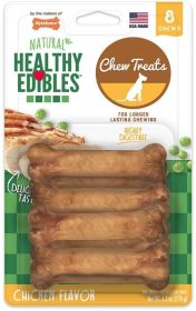Nylabone Healthy Edibles Wholesome Dog Chews - Chicken Flavor (size: Petite - 3.75" Long (8 Pack))