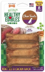 Nylabone Healthy Edibles Wholesome Dog Chews - Variety Pack (size: Petite (8 Pack))